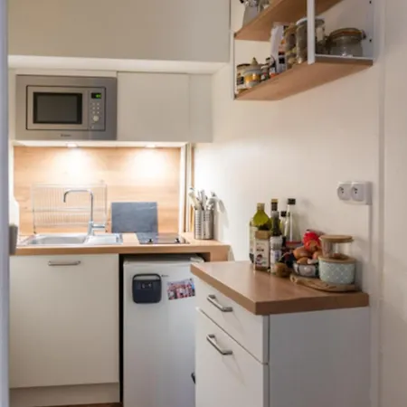 Апартаменты Pleasant Studio Near Bastille Париж